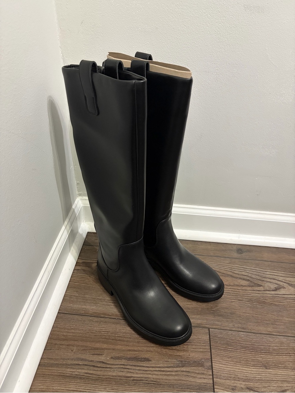 Calvin Klein Black Over-the-Knee Riding Boots Size 5